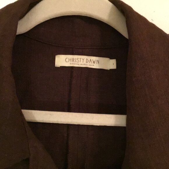 RARE Christy Dawn The Marlow Trench Hickory **See Photos for Color** - Picture 5 of 7